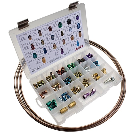 S.U.R. & R. Auto Parts E-Z 3/16" Brake Line Replacement Kit BR-EZ316